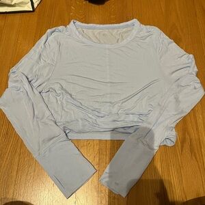 Cropped Blue Top by Offline-Aerie